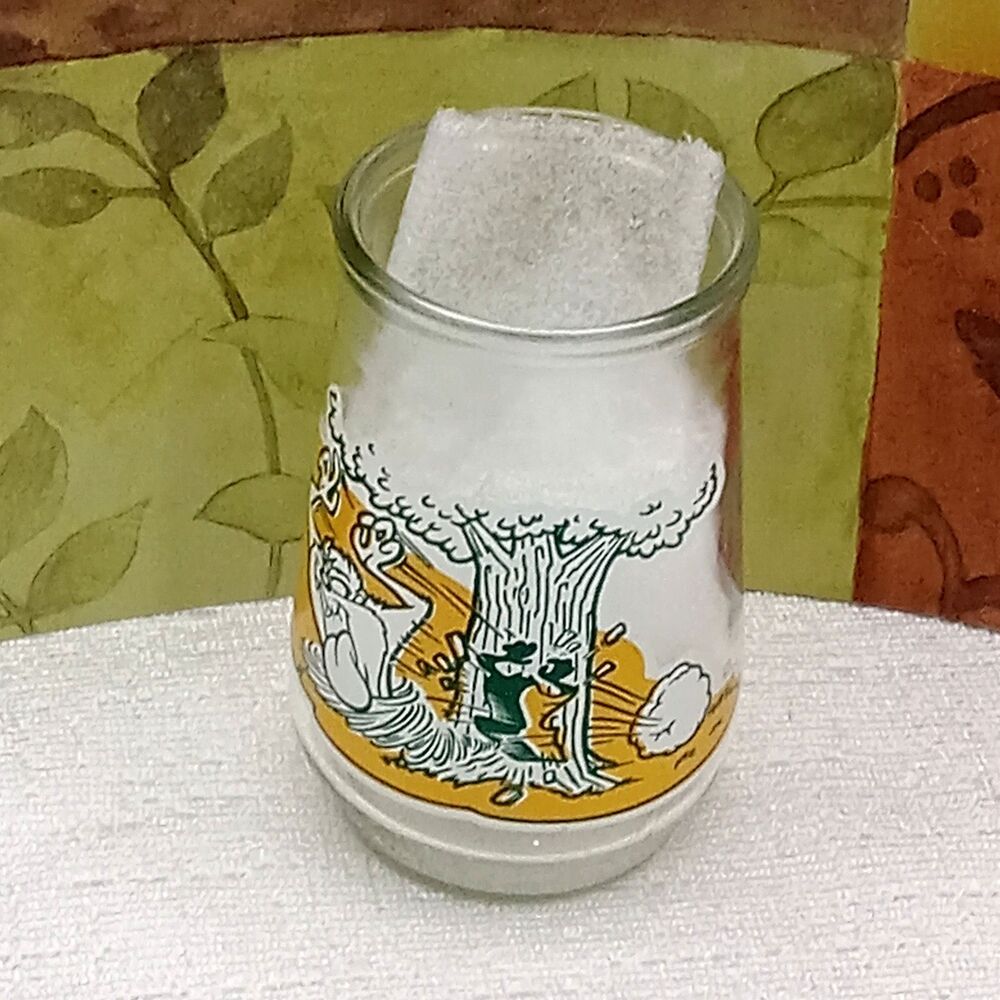 Welch's Looney Tunes TAZ DEVIL Jelly Jar 1995 Special Ed Juice Glass No Lid